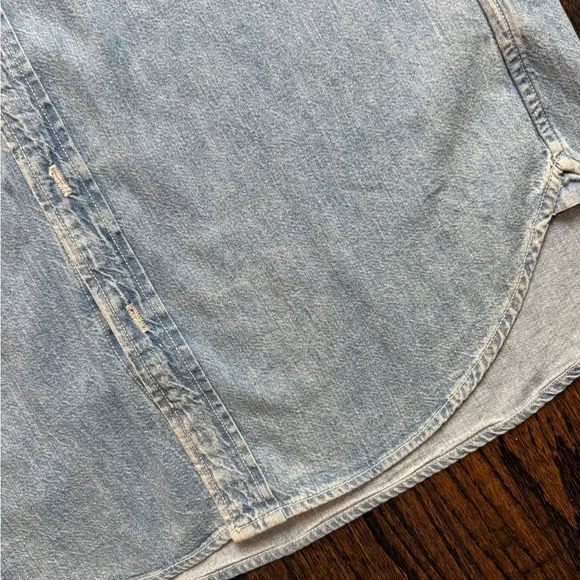 MOTHER, Denim Overshirt, One Size - Picture 10 of 10